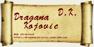 Dragana Kojović vizit kartica